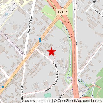 Carte de « 23 avenue Maréchal-Lyautay » sur OpenStreetMap