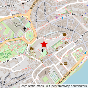 Carte de « Château royal de Blois » sur OpenStreetMap