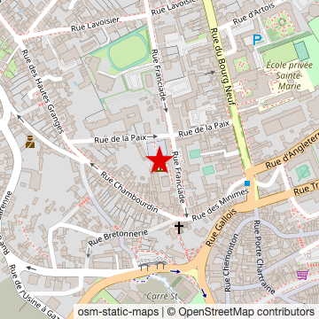 Carte de « Fondation du doute » sur OpenStreetMap