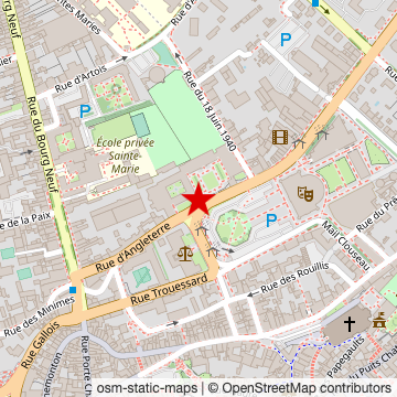 Carte de « Hôtel du Département » sur OpenStreetMap