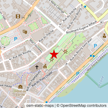 Carte de « Jardins de l’évêché » sur OpenStreetMap