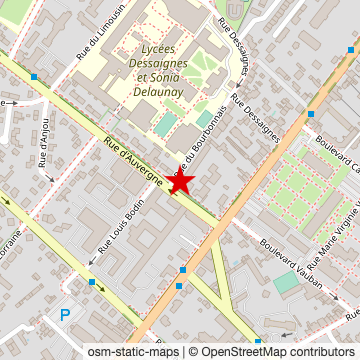 Carte de « La Fabrique » sur OpenStreetMap