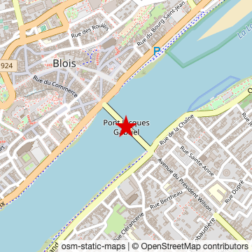 Carte de « Blois et sur le territoire du pays des châteaux » sur OpenStreetMap