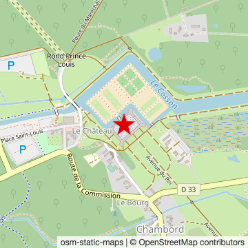 Carte de « Chambord » sur OpenStreetMap