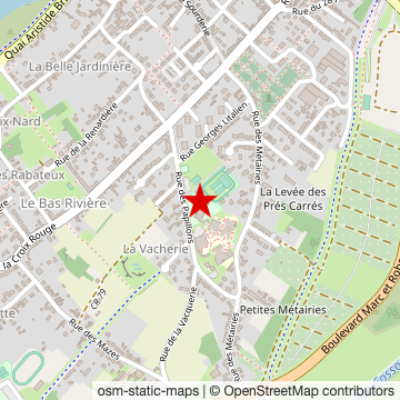 Carte de « Complexe sportif Raymond-Ételin » sur OpenStreetMap