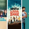 Montage photo des 3 affiches de film : la lutte des classes, la petite bande et Youssef Salem a du succès.