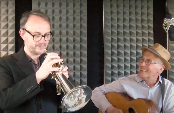 Georges Paltrié et Olivier Bolling jouent ensemble.