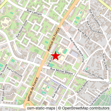 Carte de « Gymnase François-Rabelais » sur OpenStreetMap