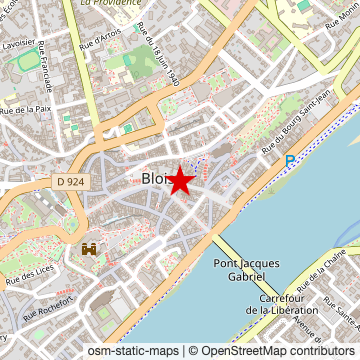 Carte de « Hôte Bureau » sur OpenStreetMap