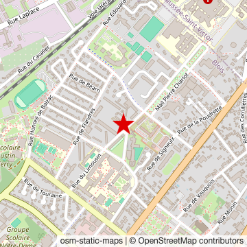 Carte de « Maison des Provinces » sur OpenStreetMap